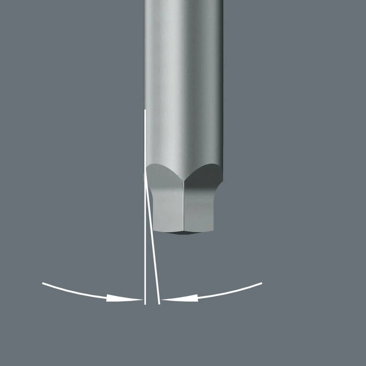 Wera 868/4 V Square-Plus Bit, # 1x89-mm. - Image 3
