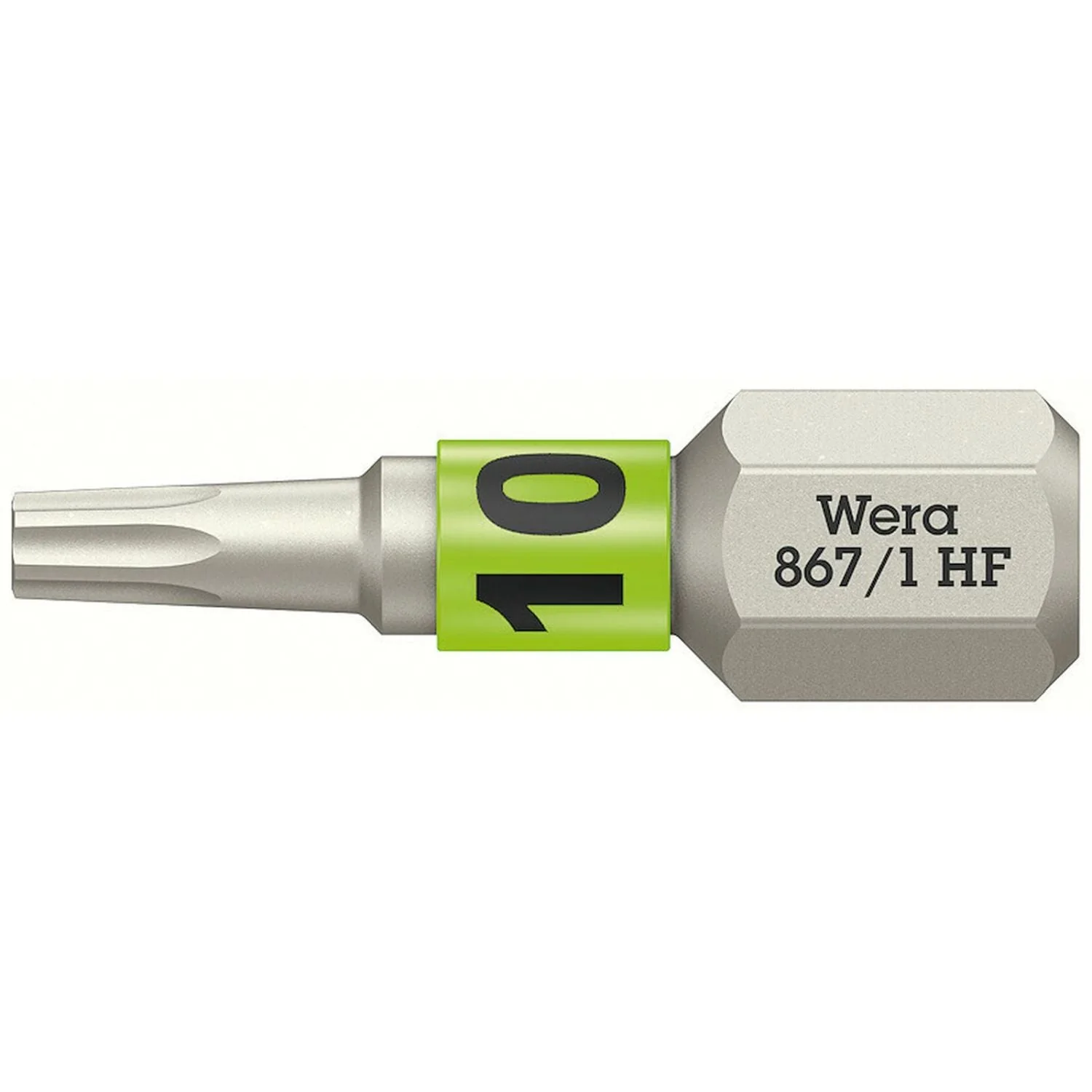 Wera 867/1 Torx Hf Bit With Holding Function, Torx 10x25-mm. - Image 1