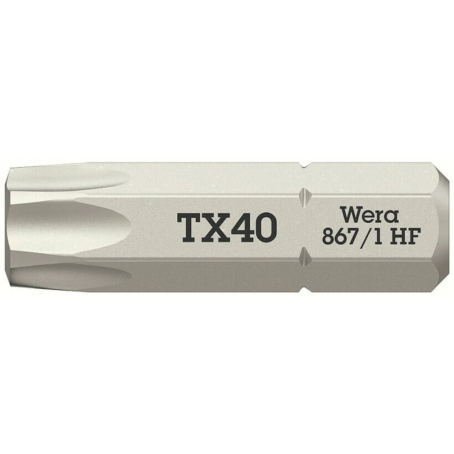 Wera 867/1 Torx Hf Bit With Holding Function, Torx 40x25-mm. - Image 1