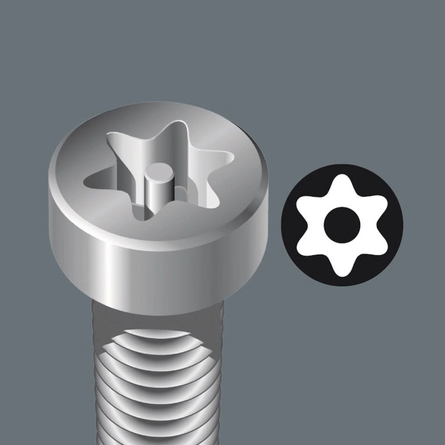 Wera 867/1 Z Torx Bo Bit With Bore Hole, Torx 9x25-mm. - Image 3