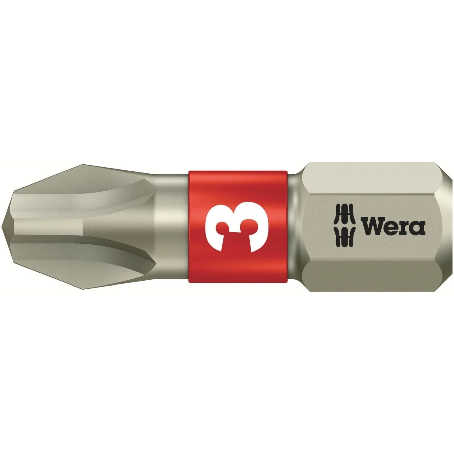 Wera 3851/1 Ts Bit, Stainless, Ph 3x25-mm. - Image 1