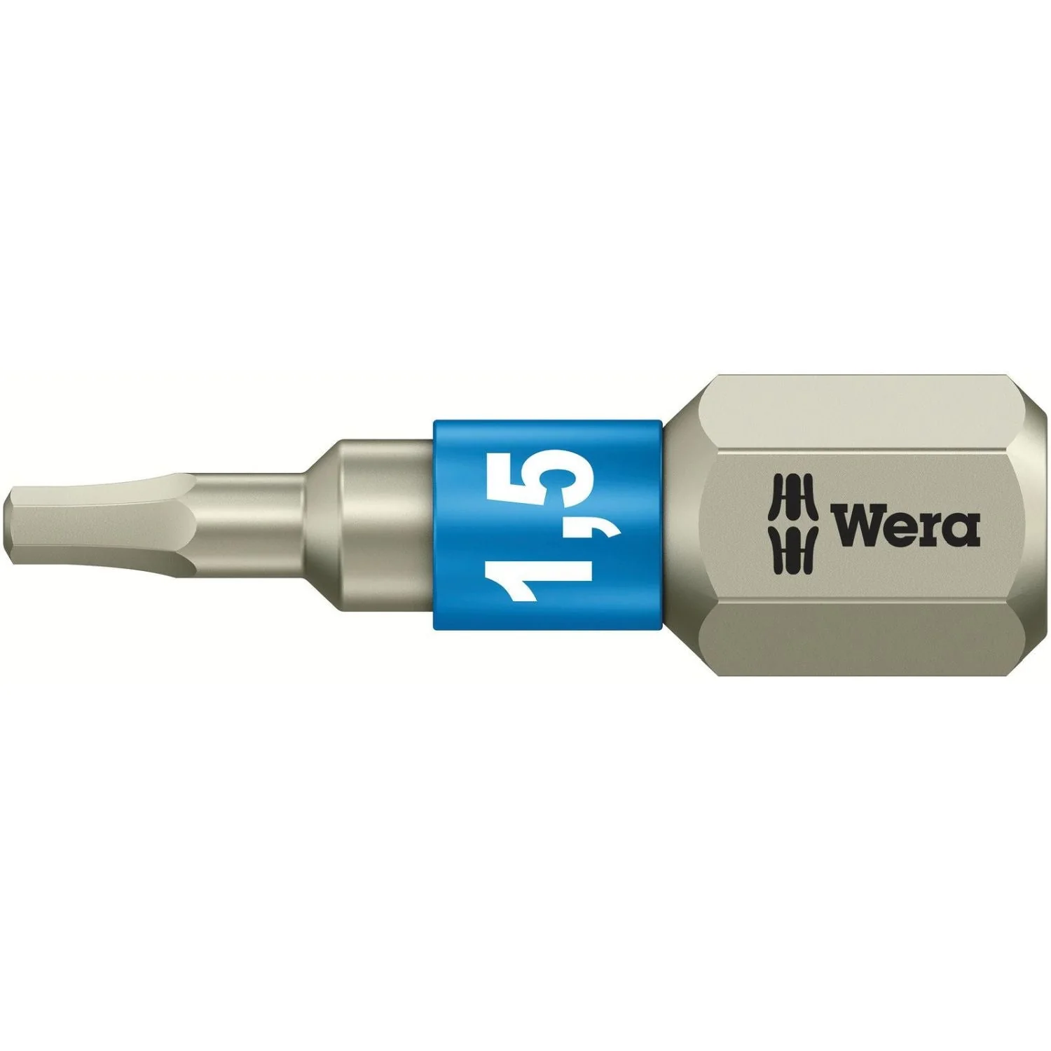 Wera 3840/1 Ts Bit, Stainless, 1.5x25-mm. - Image 1