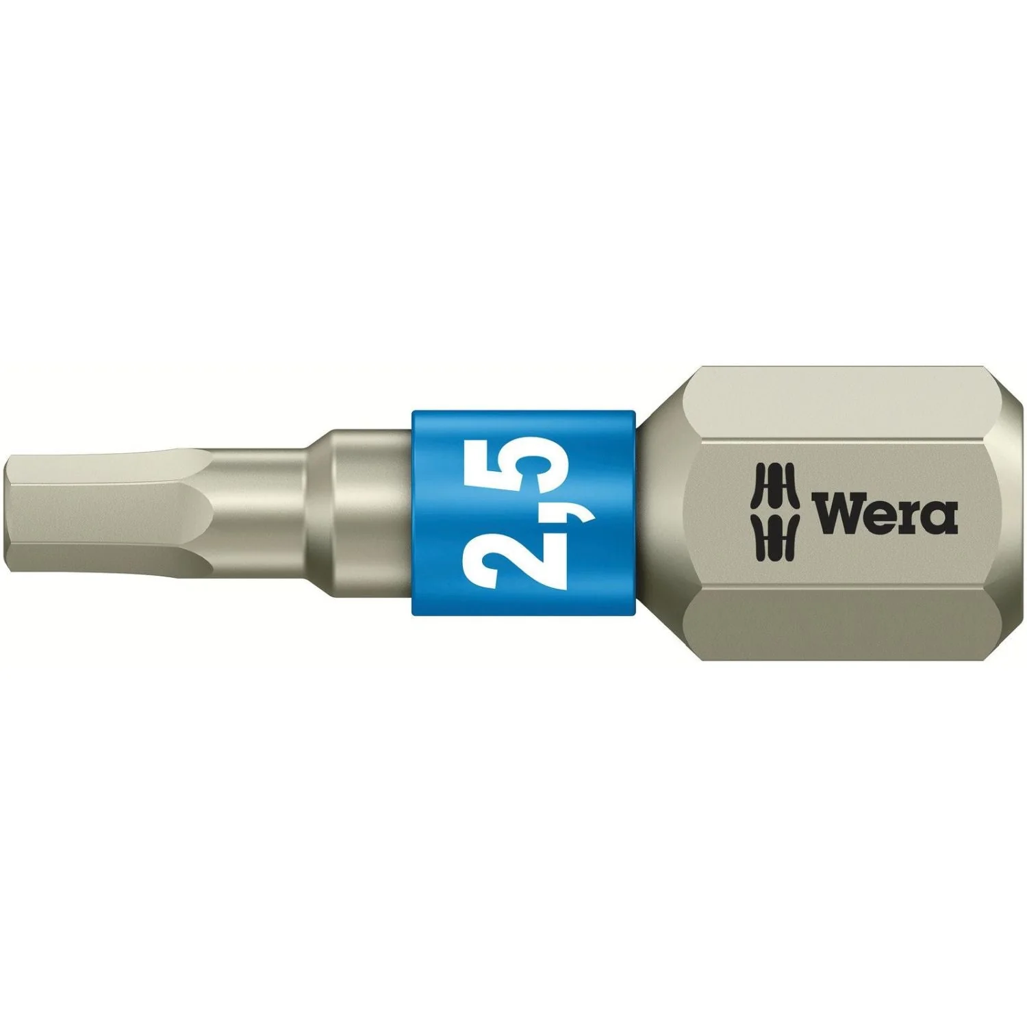 Wera 3840/1 Ts Bit, Stainless, 2.5x25-mm. - Image 1
