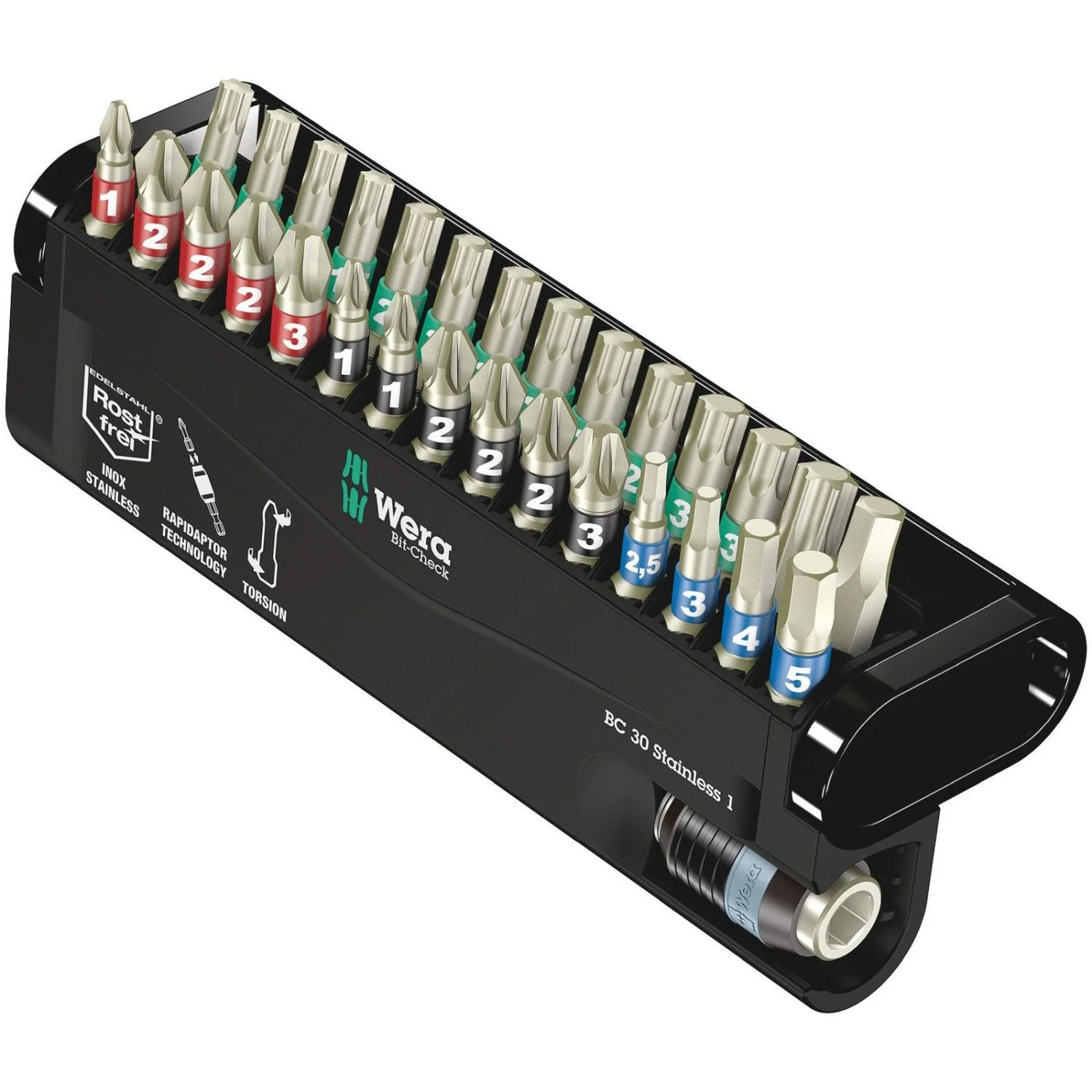 Wera Bit-Check 30 Stainless 1, 30-Pieces - Image 2