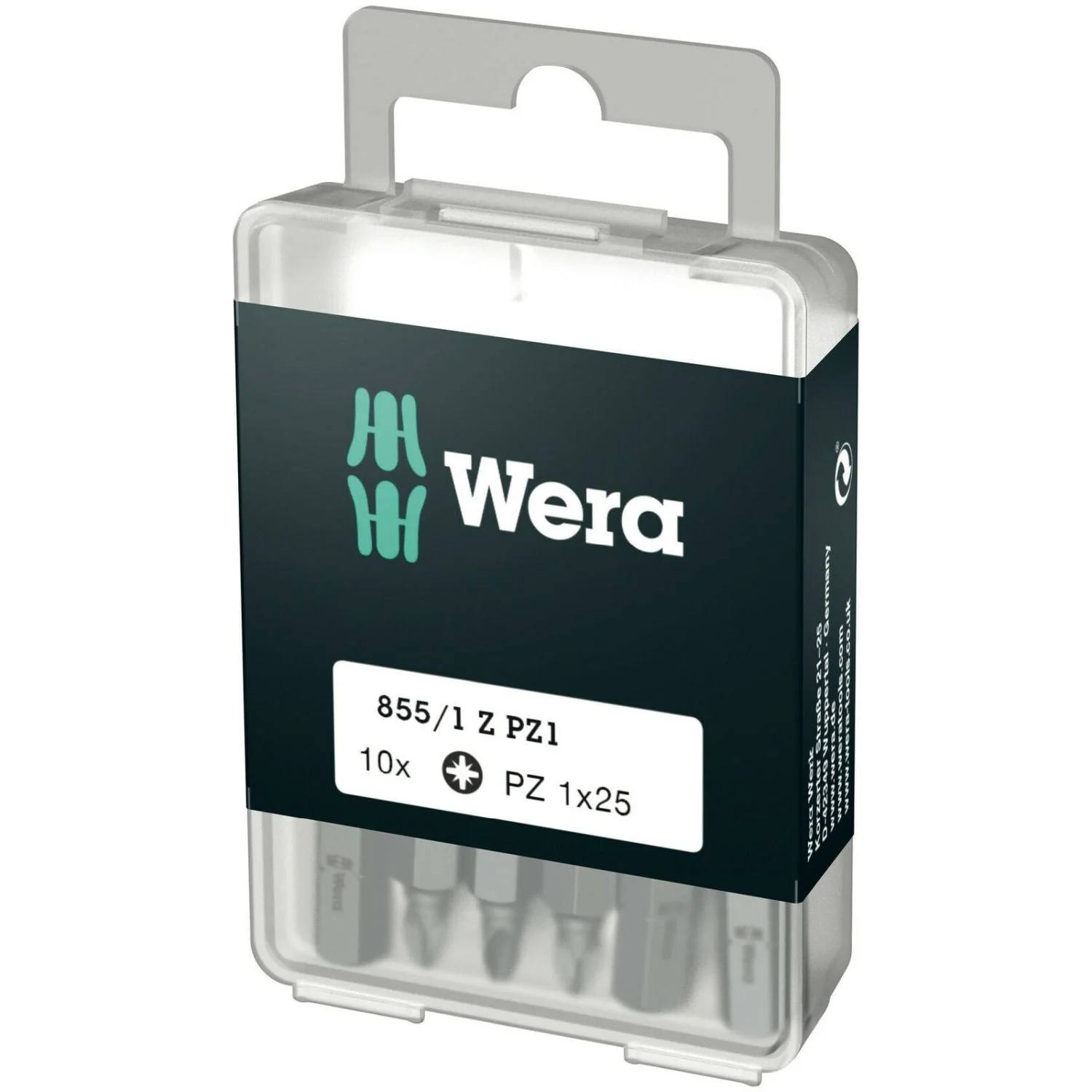 Wera 855/1 Z Diy Bit, Pz 1x25-mm., 10-Pieces - Image 2