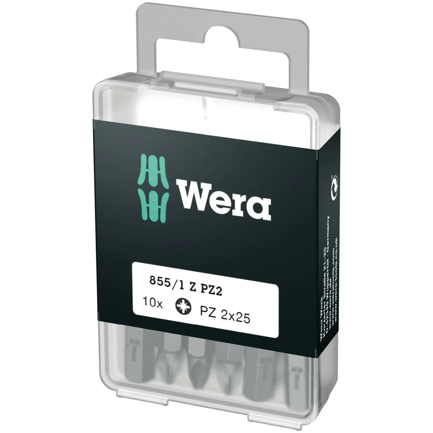 Wera 855/1 Z Diy Bit, Pz 2x25-mm., 10-Pieces - Image 2