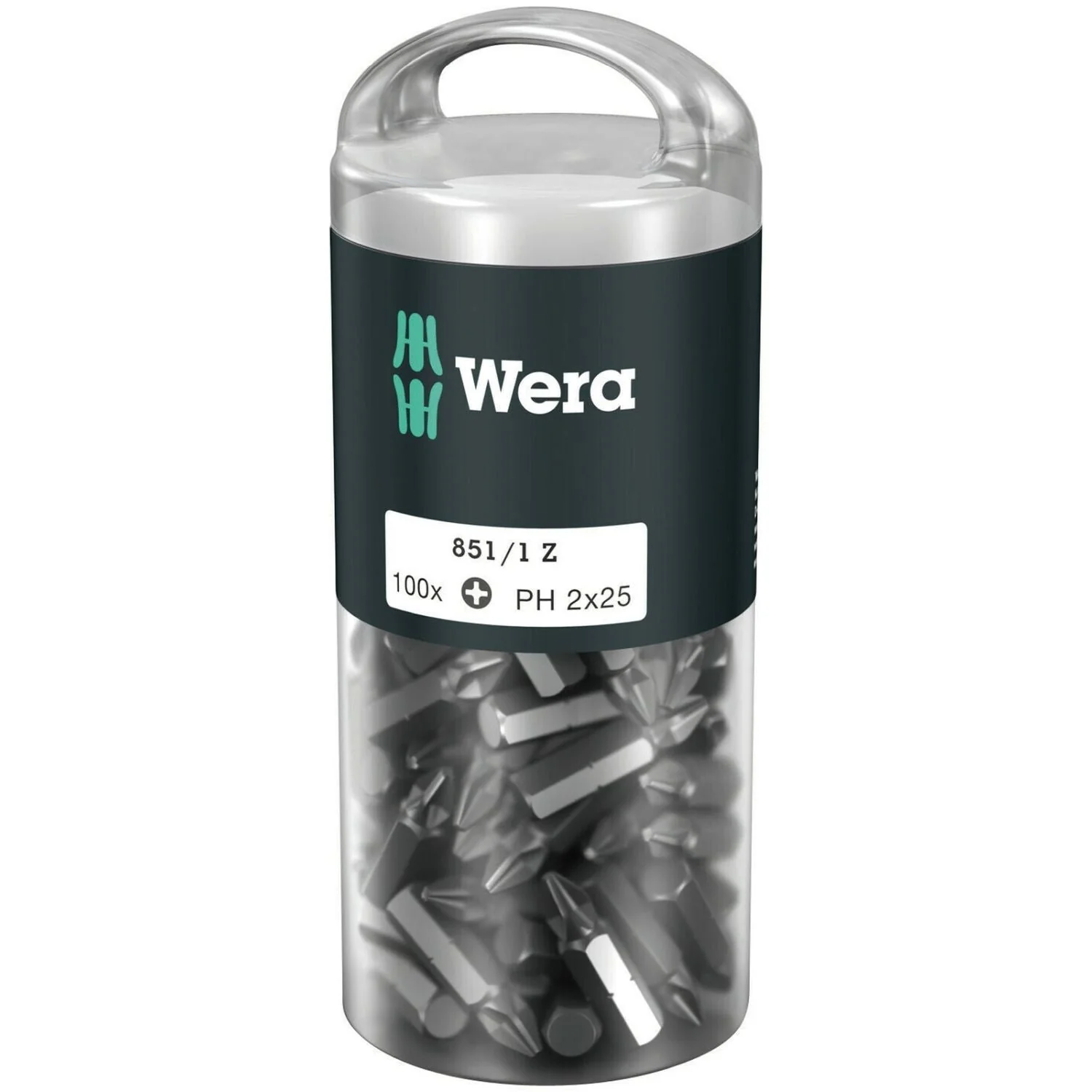 Wera 851/1 Z Diy 100 Bit, Ph 2x25-mm., 100-Pieces - Image 1