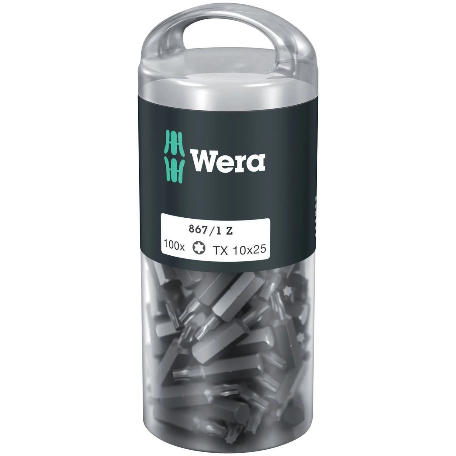 Wera 867/1 Torx Diy 100, Torx 10x25-mm., 100-Pieces - Image 1