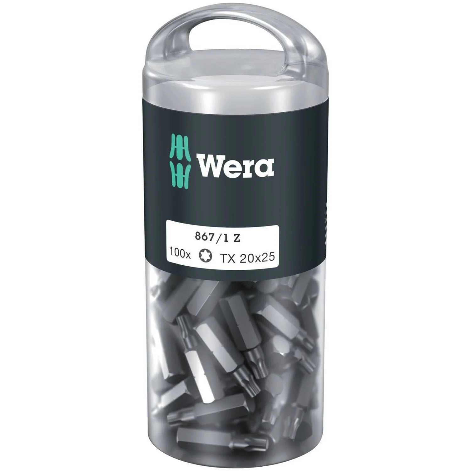Wera 867/1 Torx Diy 100, Torx 20x25-mm., 100-Pieces - Image 1