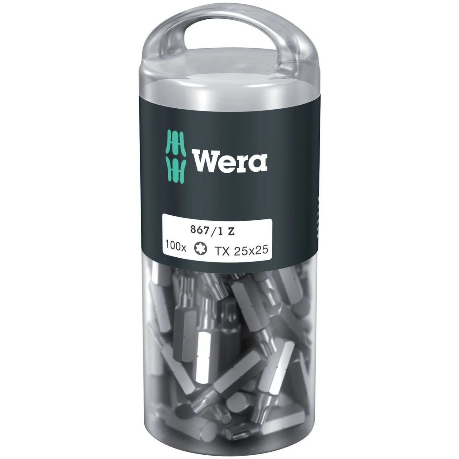 Wera 867/1 Torx Diy 100, Torx 25x25-mm., 100-Pieces - Image 1