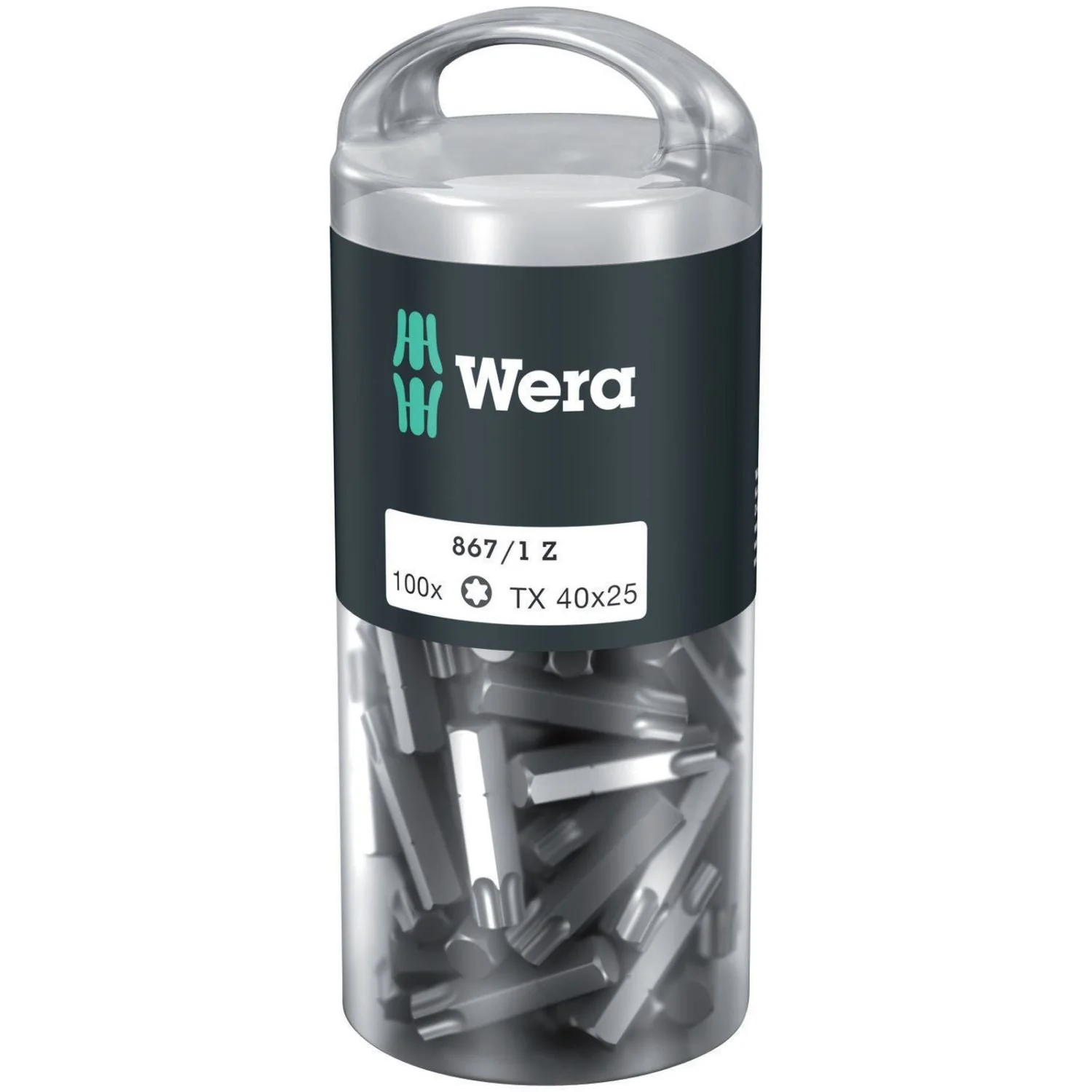 Wera 867/1 Torx Diy 100, Torx 40x25-mm., 100-Pieces - Image 1