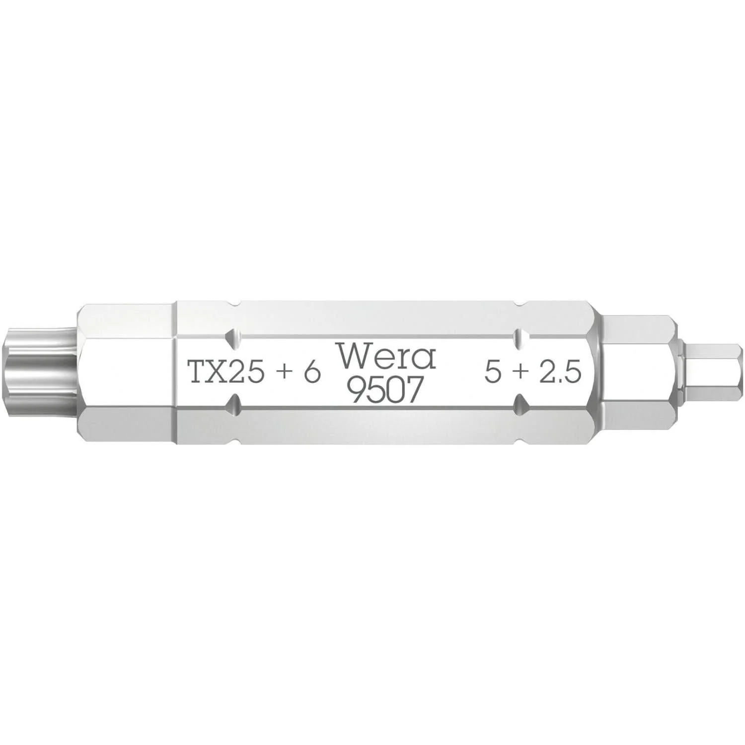 Wera 9507 SB 4-in-1 Bit 2, 2.5; 5; 6xTorx 25x37-mm. - Image 1