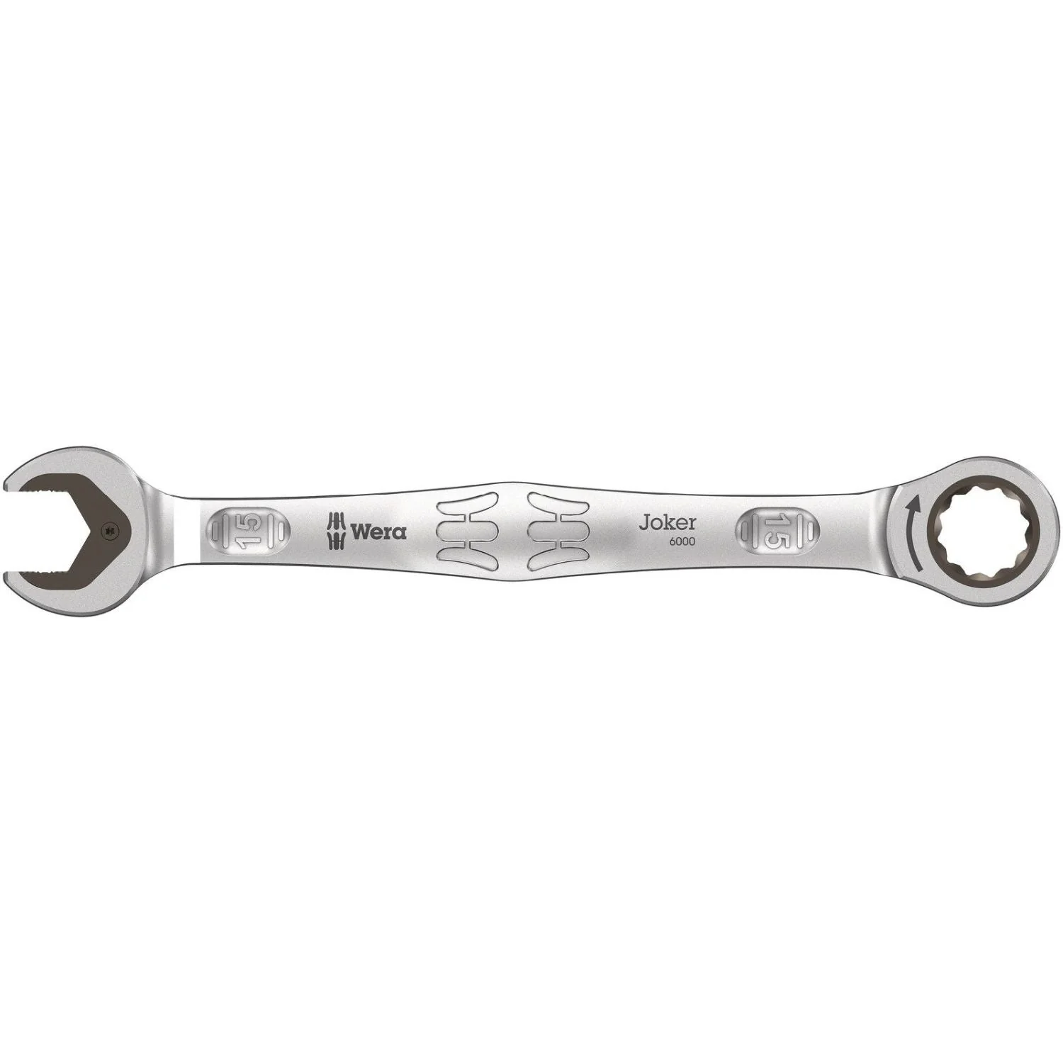 Wera 6000 Joker Ratcheting Combination Wrenches, 15x200-mm. - Image 1