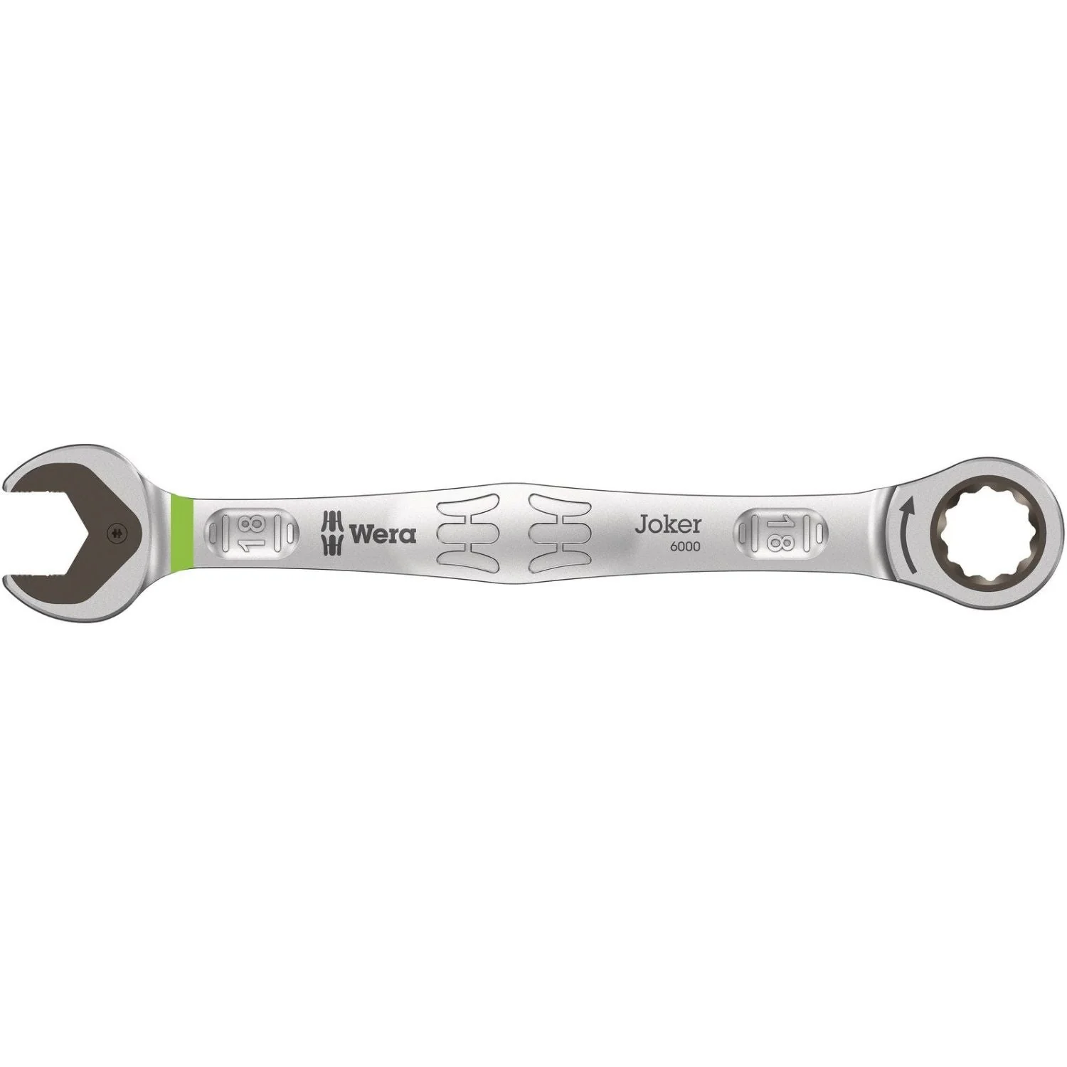 Wera 6000 Joker Ratcheting Combination Wrenches, 18x235-mm. - Image 1