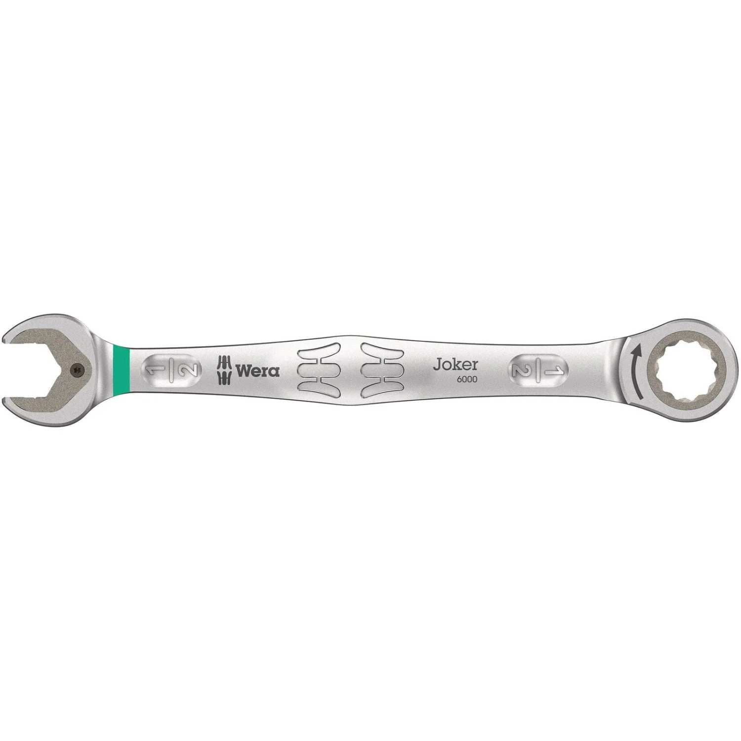 Wera 6000 Joker Ratcheting Combination Wrenches, Imperial, 7/16-in.x165-mm. - Image 2