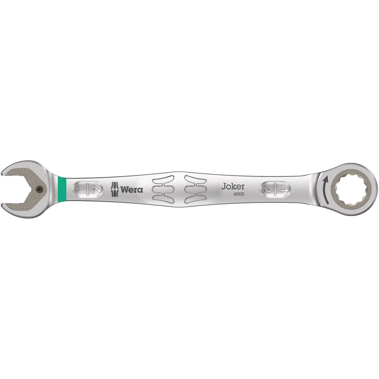 Wera 6000 Joker Ratcheting Combination Wrenches, Imperial, 1/2-in.x177-mm. - Image 1
