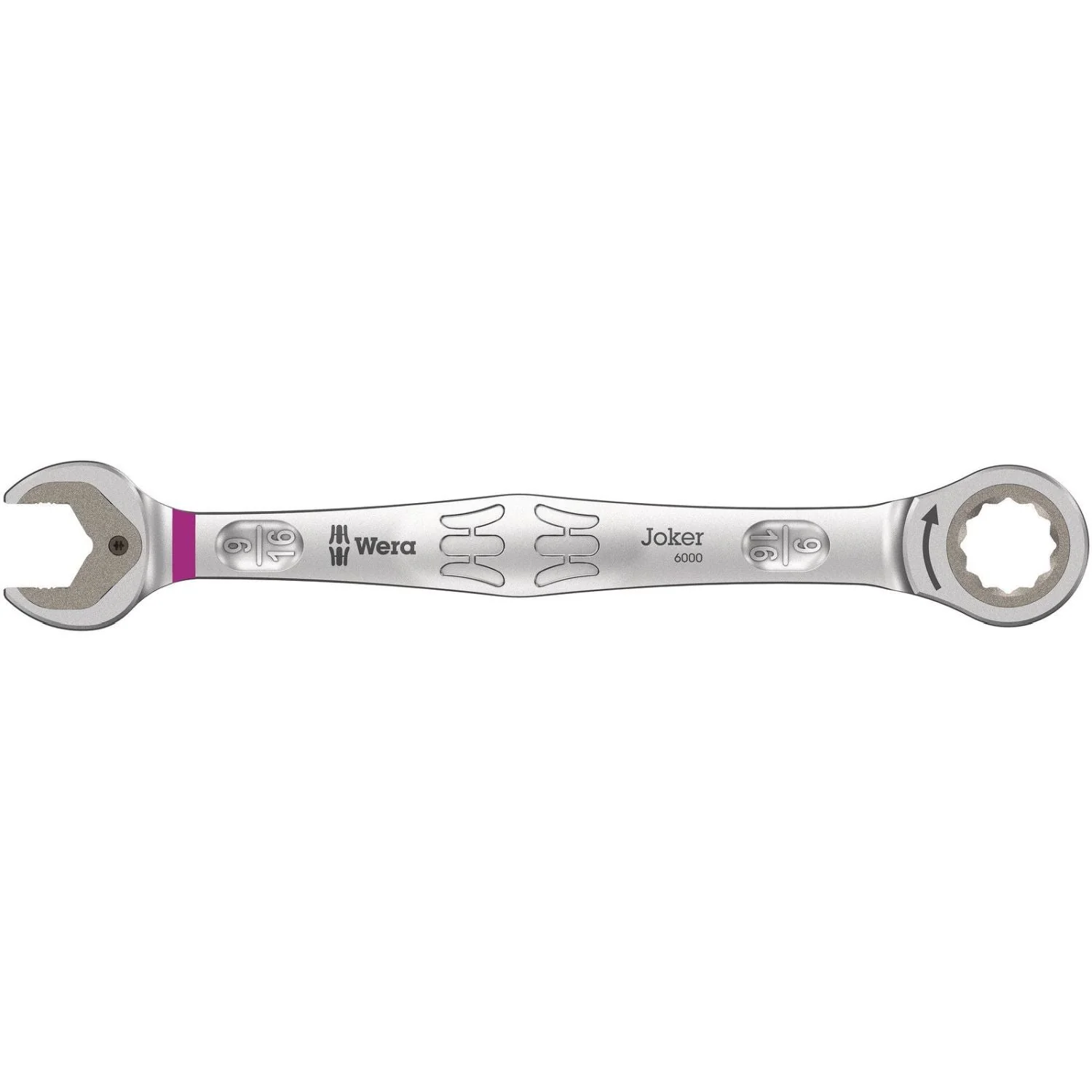 Wera 6000 Joker Ratcheting Combination Wrenches, Imperial, 9/16-in.x188-mm. - Image 1
