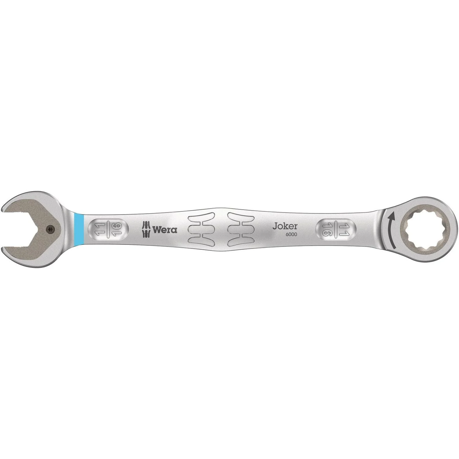 Wera 6000 Joker Ratcheting Combination Wrenches, Imperial, 11/16-in.x235-mm. - Image 1