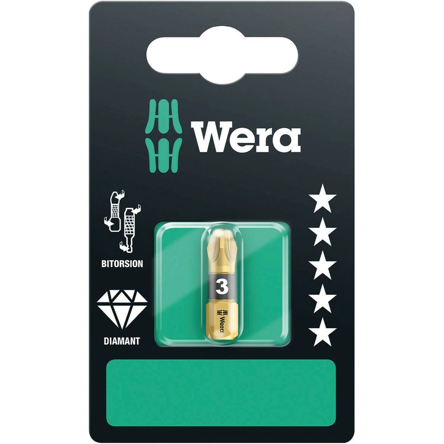 Wera 855/1 Bdc SB Bit, Pz 3x25-mm. - Image 1