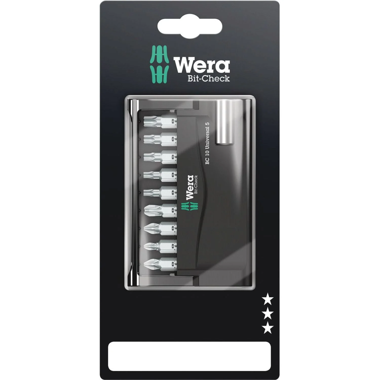 Wera Bit-Check 10 Universal 5 SB, 10-Pieces - Image 2