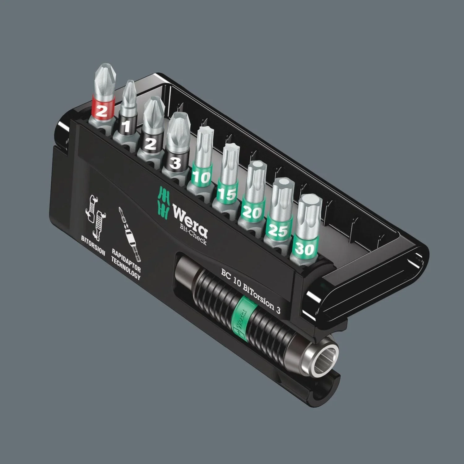Wera Bit-Check 10 Bitorsion 3 SB, 10-Pieces - Image 3