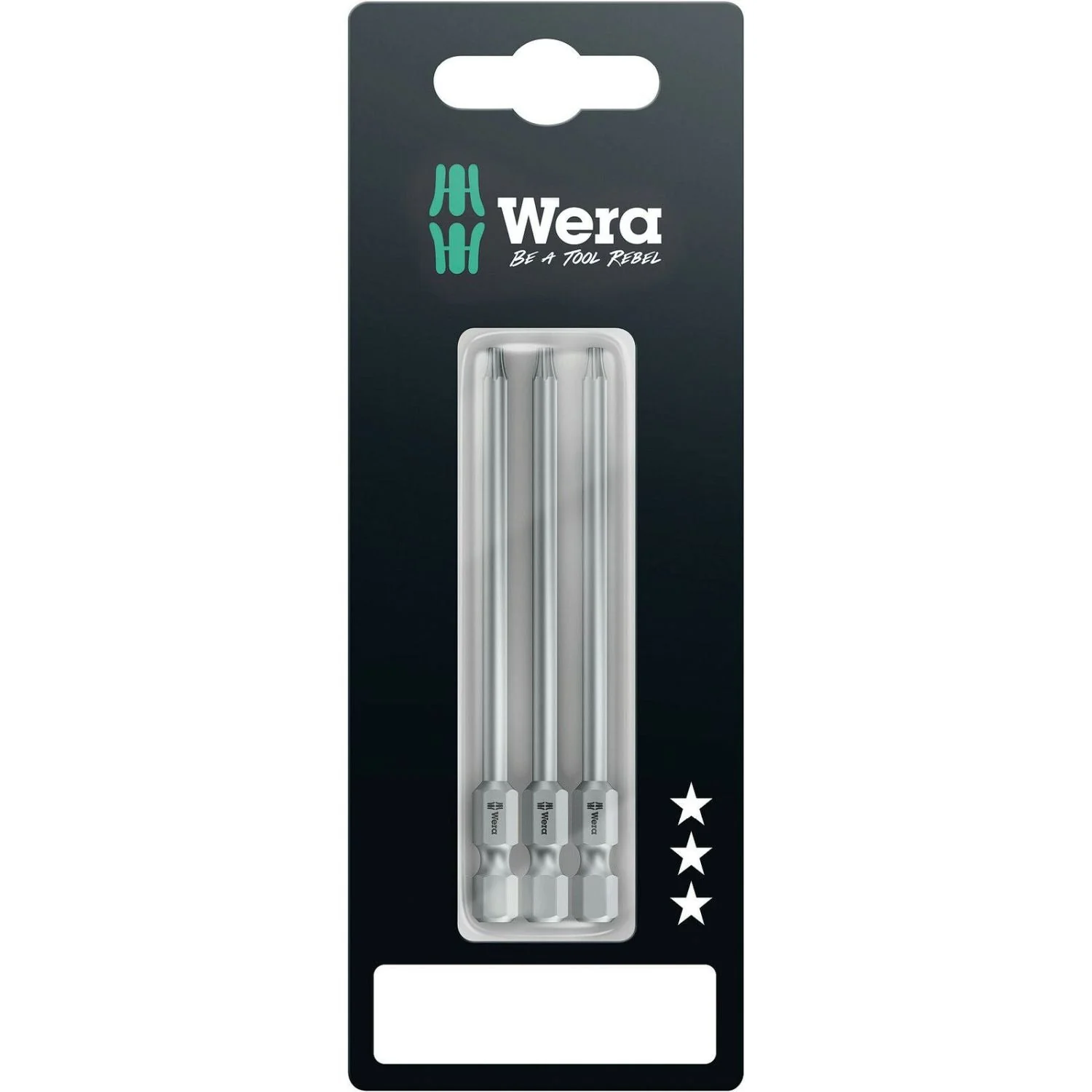 Wera 867/4 Z SB Bit, Torx 10x89-mm., 3-Pieces - Image 1