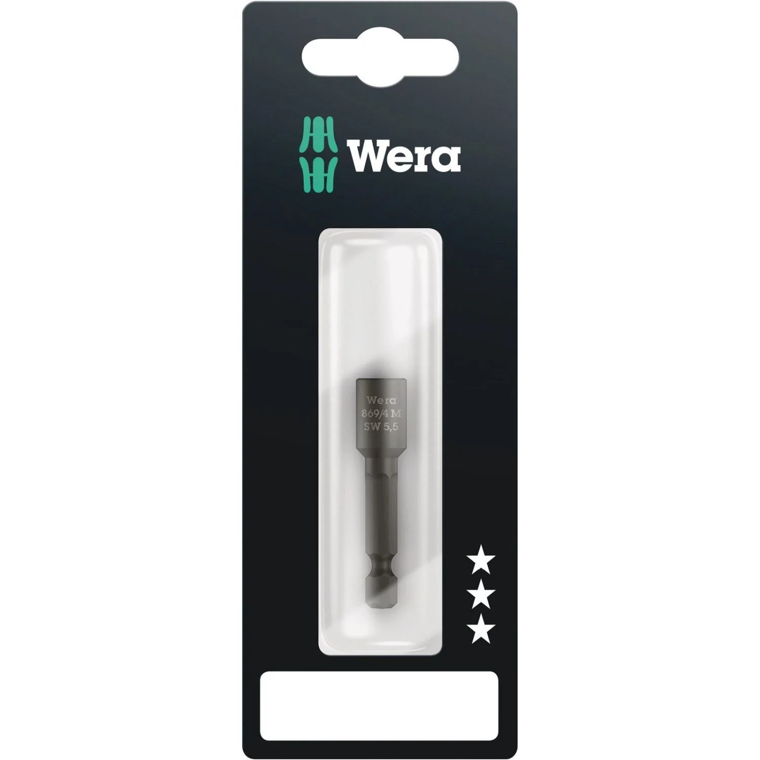Wera 869/4 M SB Nutsetters, Magnetic, 5.5x50-mm. - Image 1