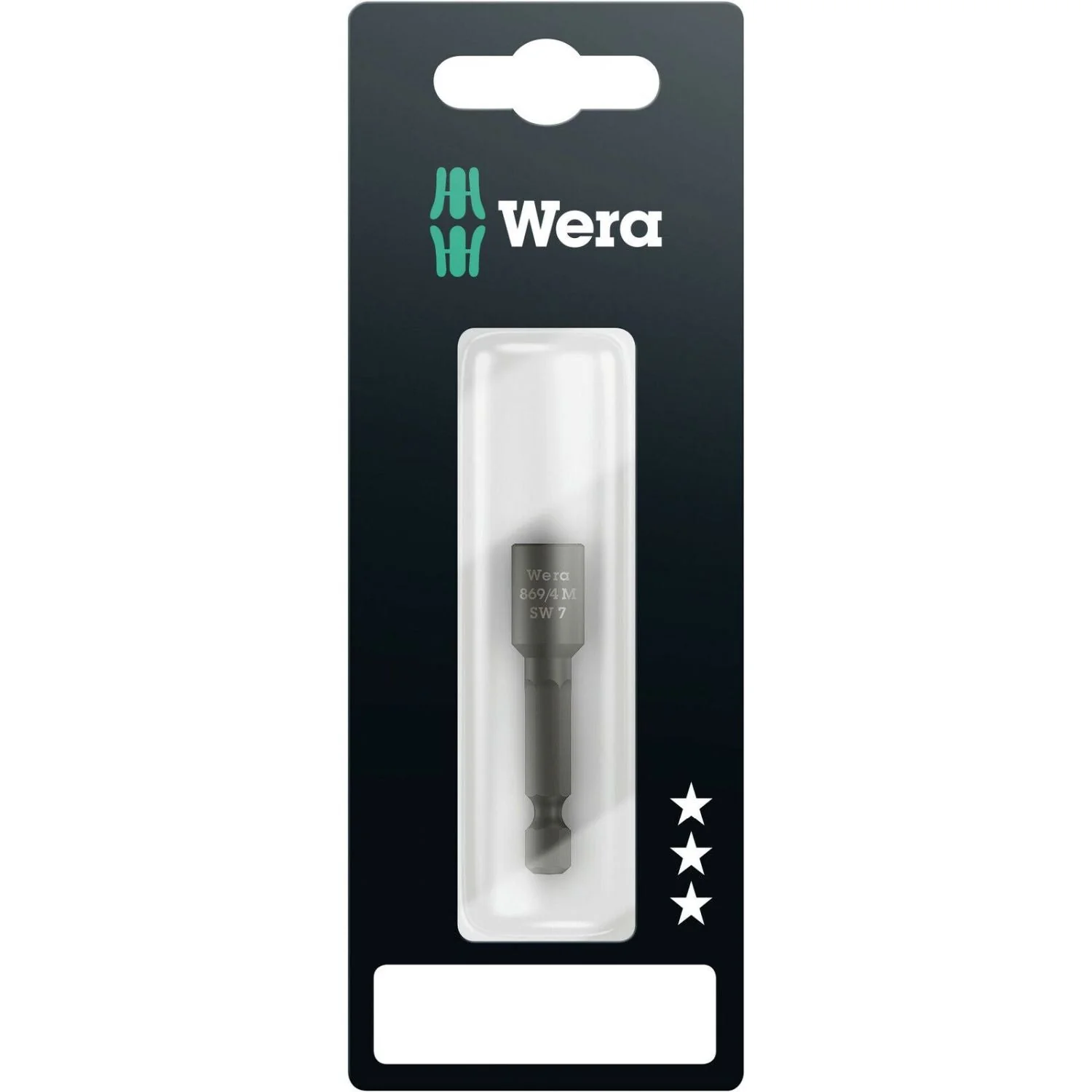 Wera 869/4 M SB Nutsetters, Magnetic, 7x50-mm. - Image 2