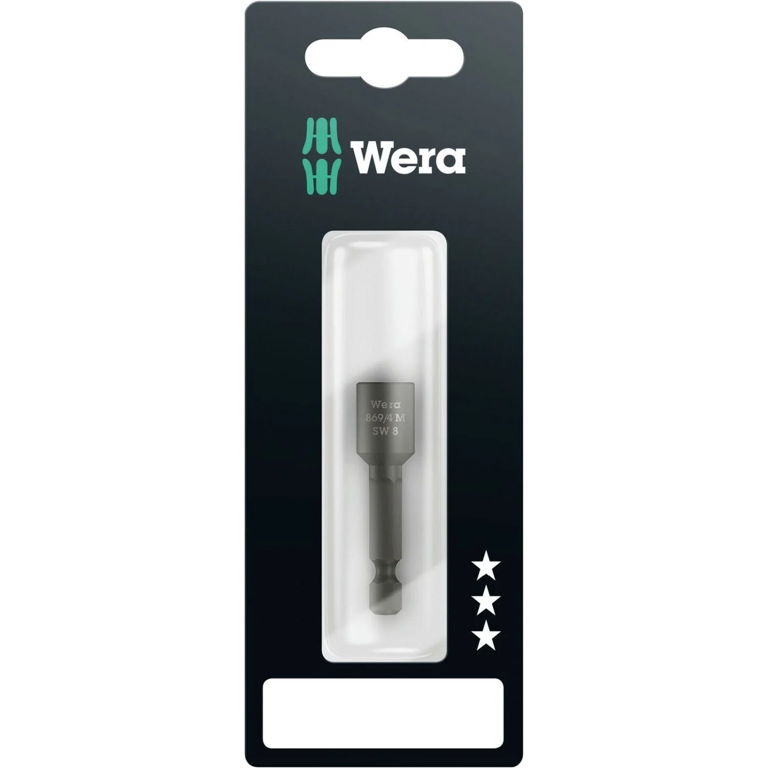 Wera 869/4 M SB Nutsetters, Magnetic, 8x50-mm. - Image 2