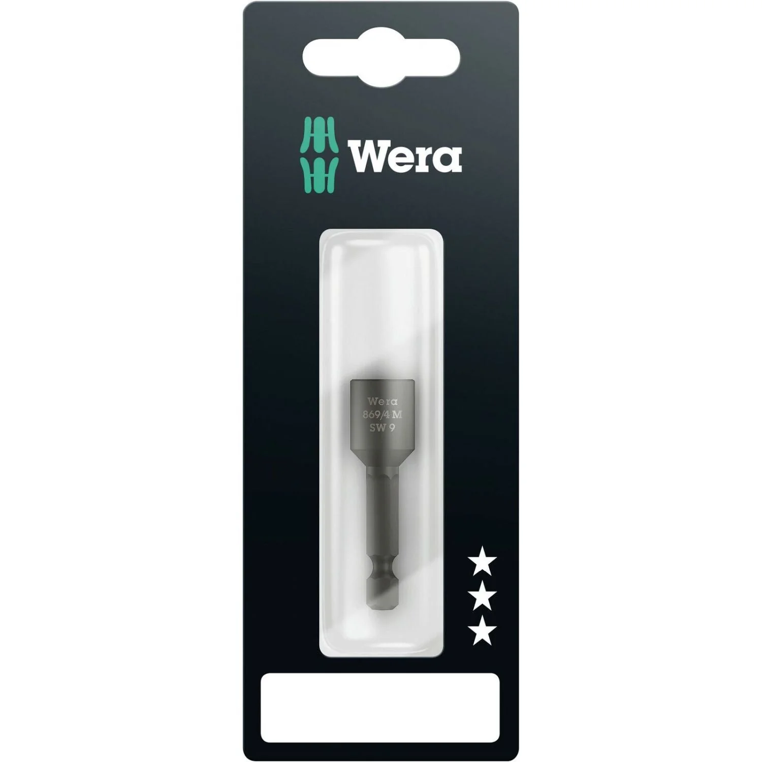 Wera 869/4 M SB Nutsetters, Magnetic, 9x50-mm. - Image 2