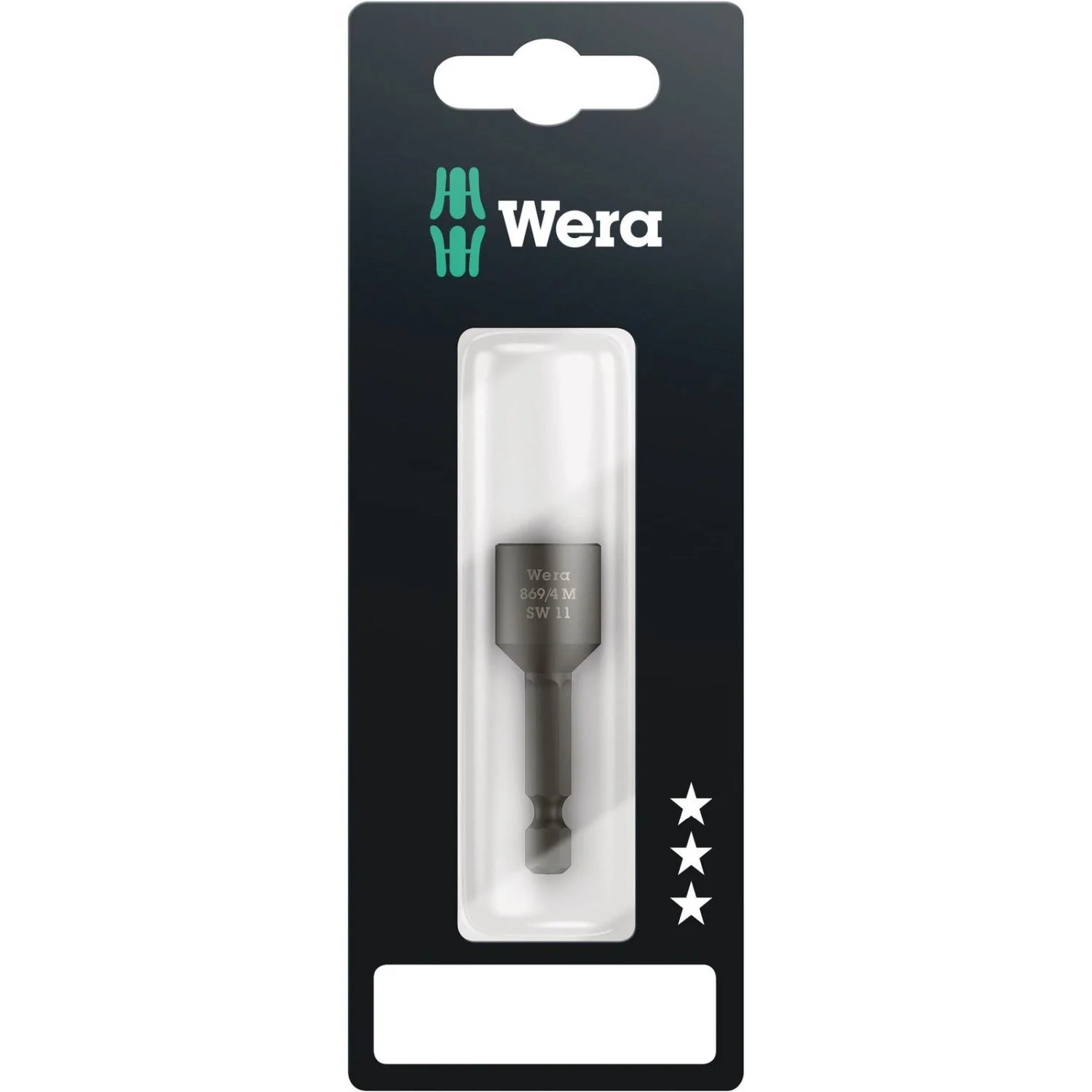 Wera 869/4 M SB Nutsetters, Magnetic, 11x50-mm. - Image 1