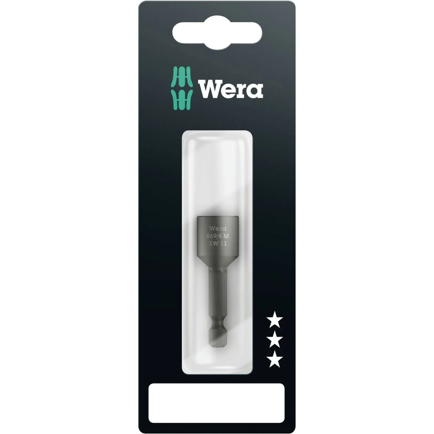 Wera 869/4 M SB Nutsetters, Magnetic, 11x50-mm. - Image 2
