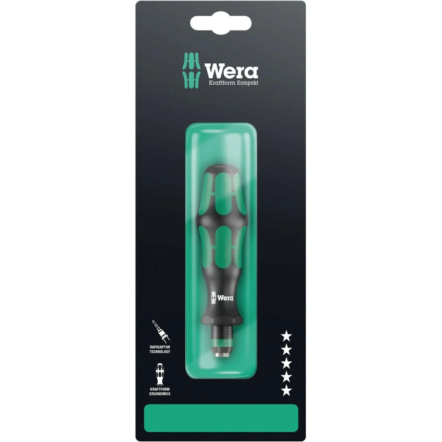 Wera 816 R SB Bitholding Screwdriver With Rapidaptor Quick-Release Chuck, 1/4-in.x119-mm. - Image 2