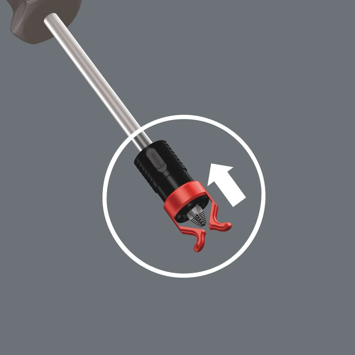 Wera 1441 SB Screw Gripper Attachment For Screwdriver Blades, Long Bit And L-Keys, With Holding Function For Screws, 4.5-6x41-mm. - Image 3