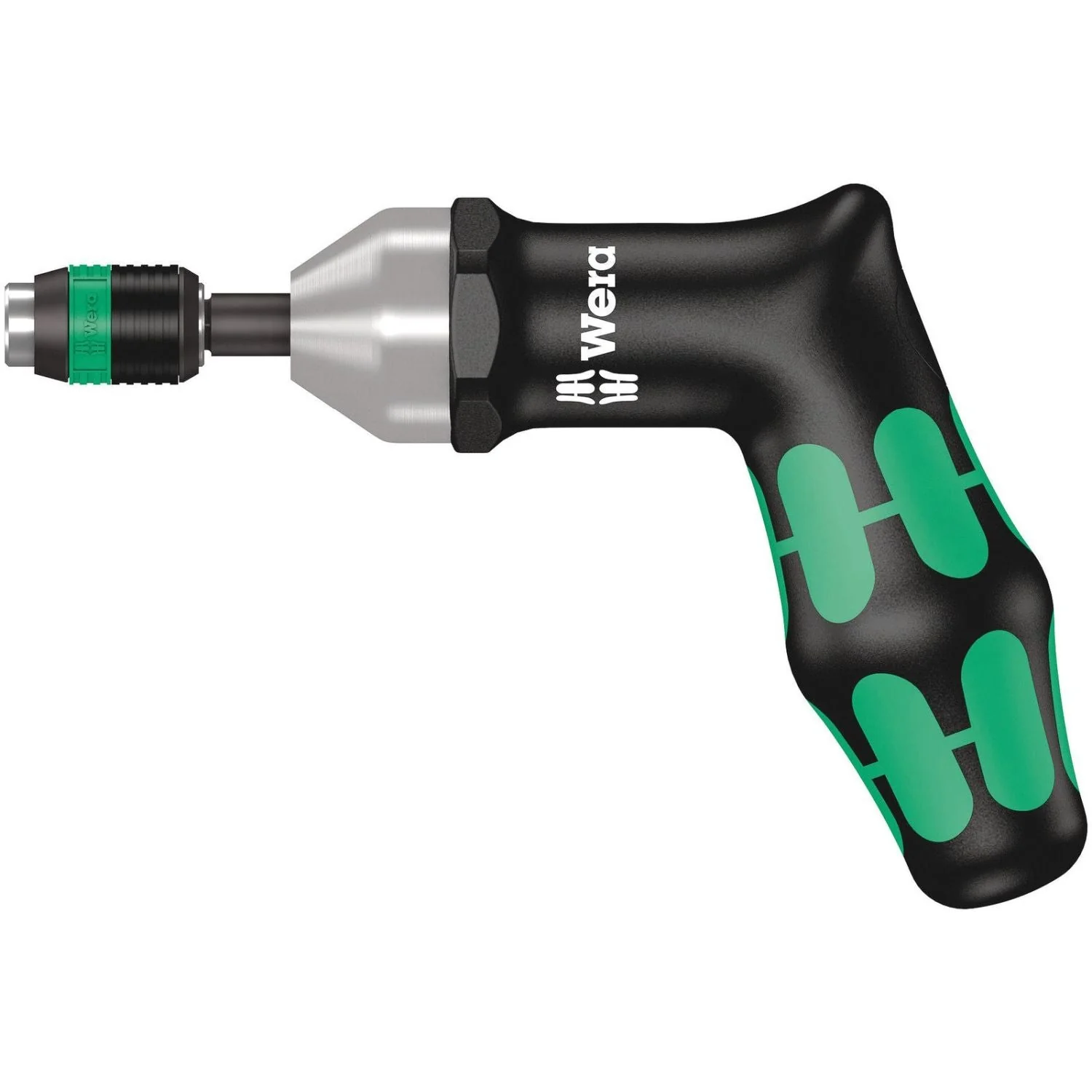 Wera 7400 Imperial Series Kraftform Torque Screwdrivers, With Factory Pre-Set Value (25.0-55.0 In. Lbs.) And Rapidaptor Quick-Release Chuck, Pistol Handle, 7467x25 In. Lbs.x25-55 In. Lbs. - Image 1