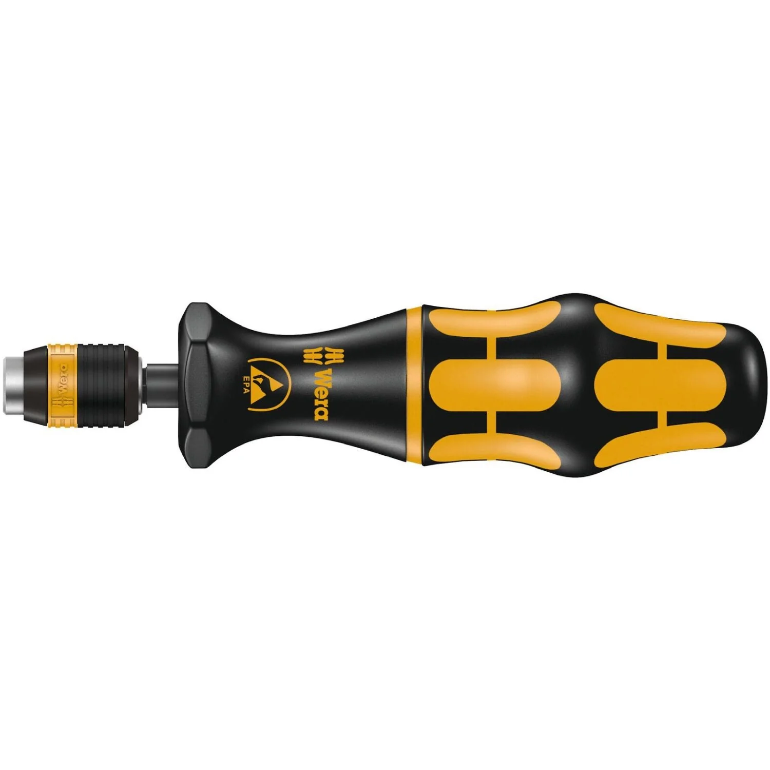 Wera 7400 Esd Series Kraftform Torque Screwdrivers, With Factory Pre-Set Value (0.1-1.5 Nm) And Rapidaptor Quick-Release Chuck, Handle Size 105-mm., 7461 Esdx1.2 Nmx1.2-3.0 Nm - Image 1