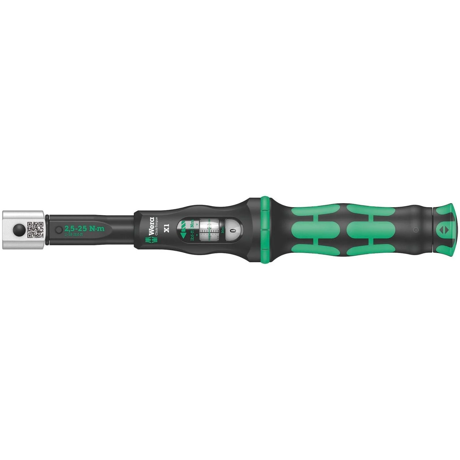 Wera Click-Torquex1 Torque Wrench For Insert Tools, 2.5-25 Nm, 9X12x2.5-25 Nm - Image 2
