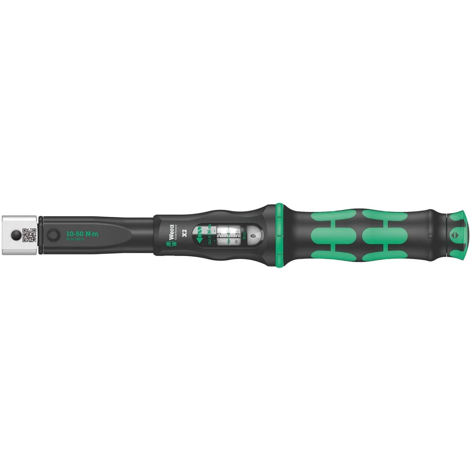 Wera Click-Torquex2 Torque Wrench For Insert Tools, 10-50 Nm, 9X12x10-50 Nm - Image 2