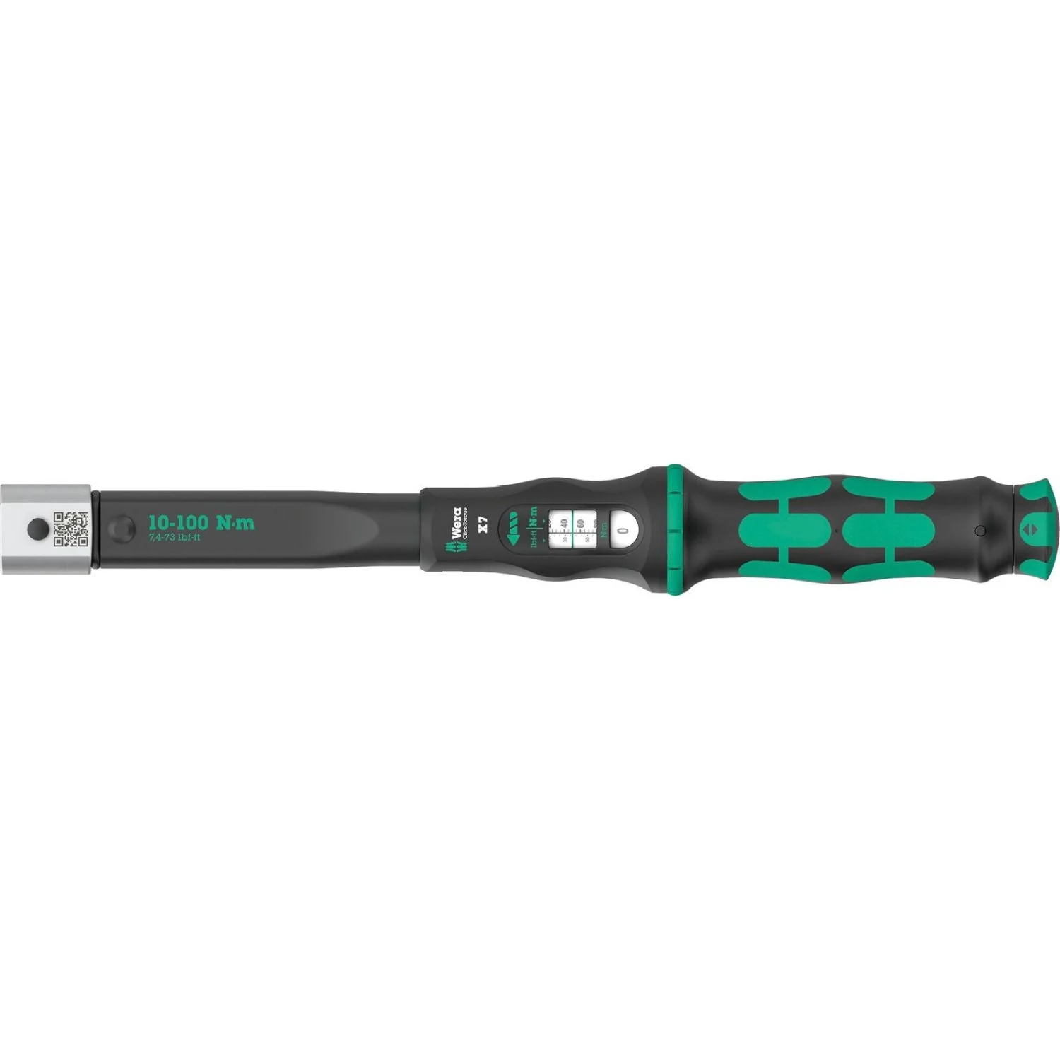 Wera Click-Torquex7 Torque Wrench For Insert Tools, 10-100 Nm, 14X18x10-100 Nm