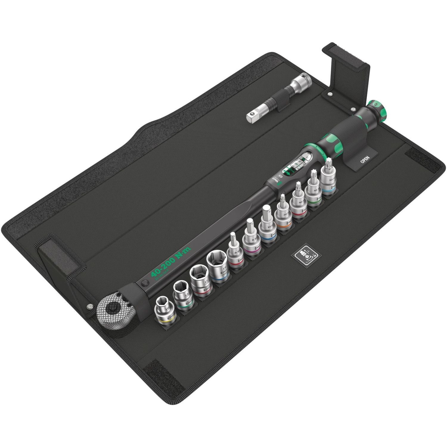 Wera Click-Torque C 3 Set 1, 40-200 Nm, 13-Pieces - Image 2
