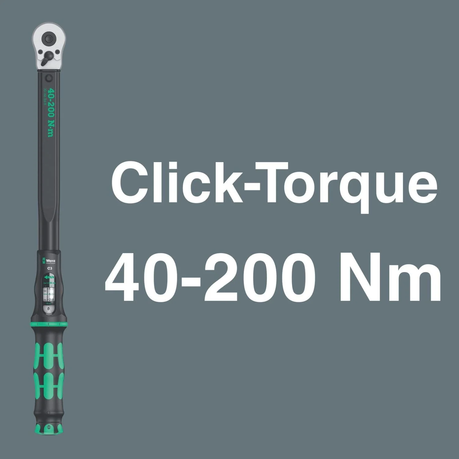 Wera Click-Torque C 3 Set 1, 40-200 Nm, 13-Pieces - Image 3