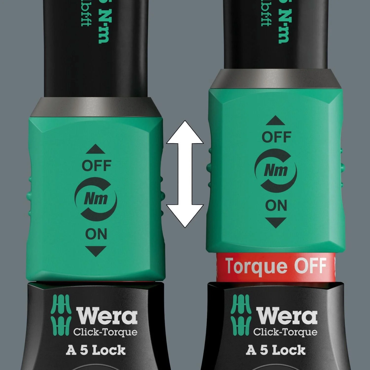 Wera Click-Torque Lock A 5 Torque Wrench, Adjustable, Torque Lock Function, Reversible Ratchet, Clockwise Torque Operation, 2.5-25 Nm, 1/4-in.x2.5-25 Nm - Image 3