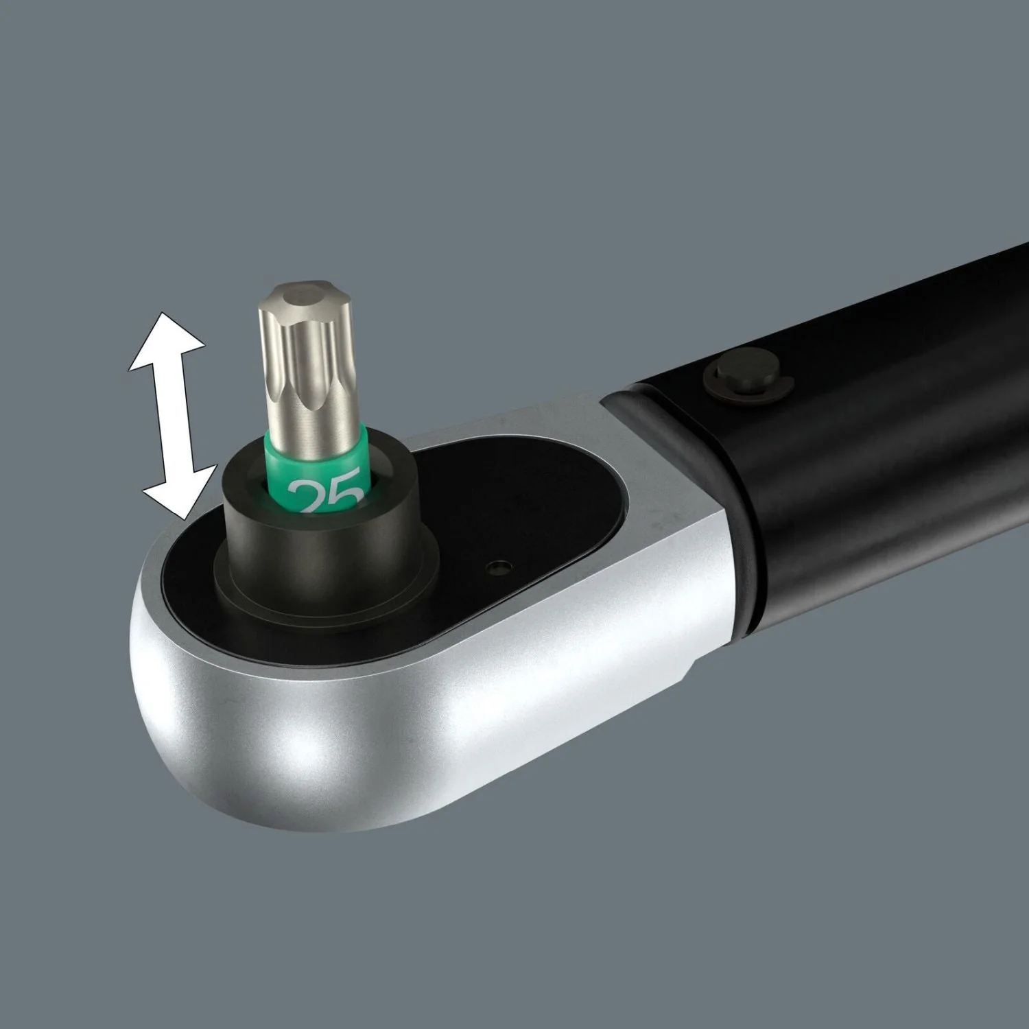 Wera Click-Torque Lock A 6 Torque Wrench, Adjustable, Torque Lock Function, Reversible Ratchet, Clockwise Torque Operation, 2.5-25 Nm, 1/4-in.x2.5-25 Nm - Image 3