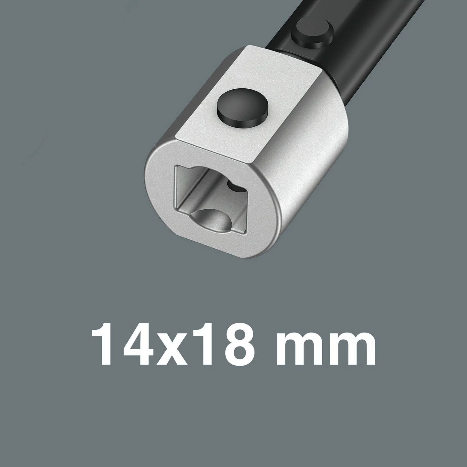 Wera 7780 Open End Insert, 14X18-mm., 14X18x13x56-mm. - Image 3