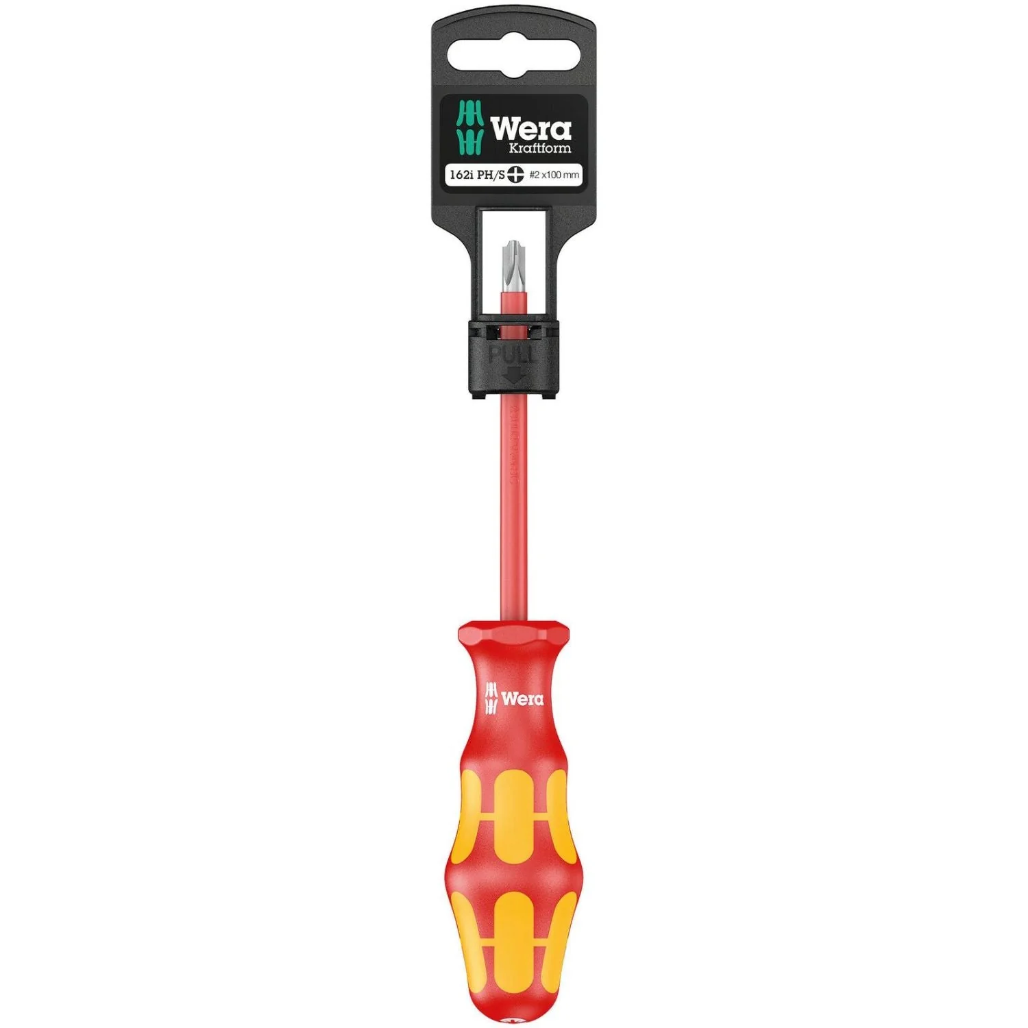 Wera 162 I Ph/S SB VDE Insulated Screwdriver For Plusminus Screws (Phillips/Slotted), # 2x100-mm. - Image 1