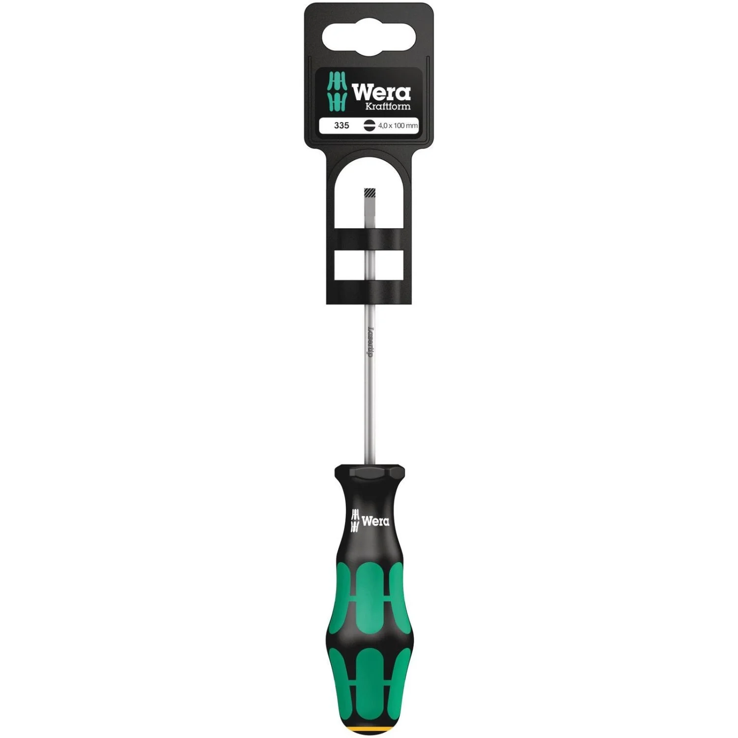 Wera 335 SB Slotted Screwdriver, 0.8x4x100-mm. - Image 1