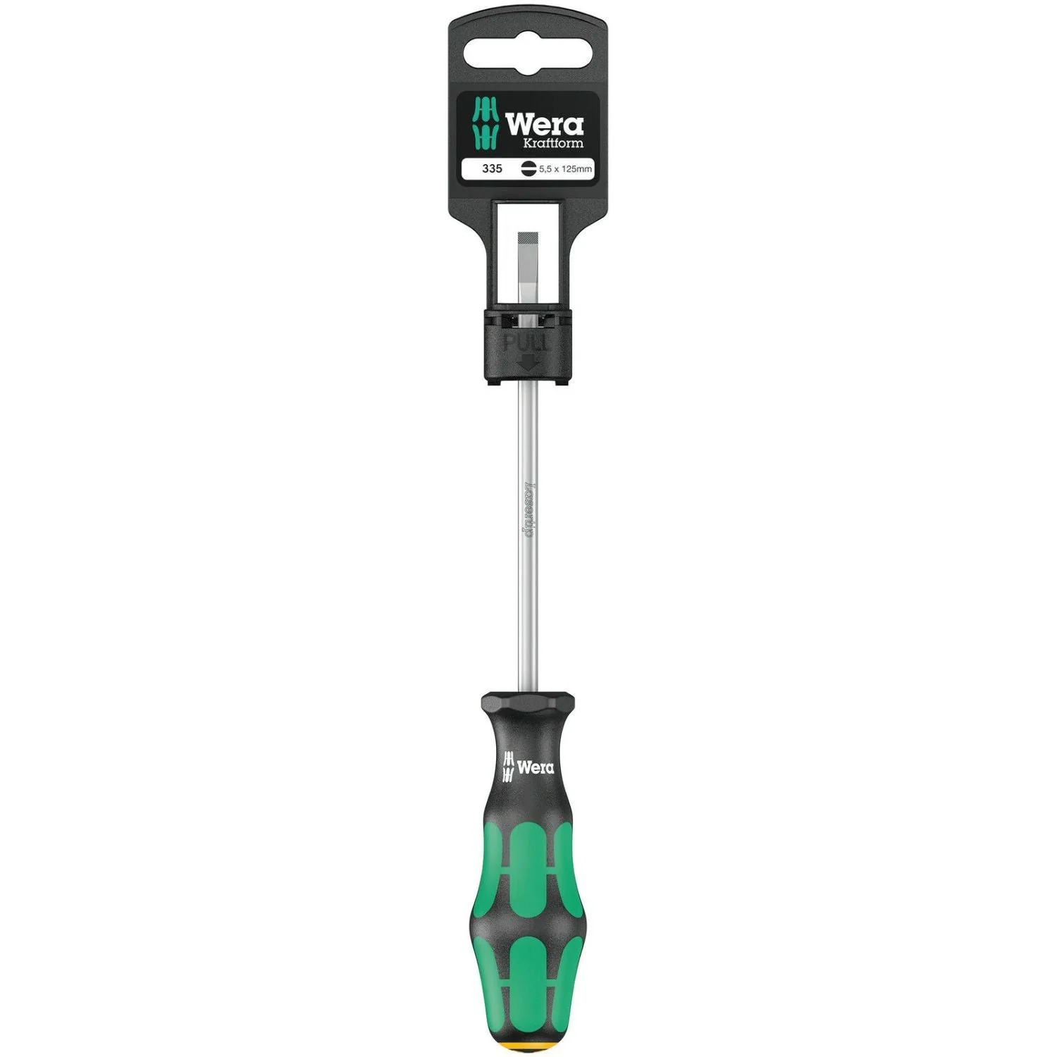 Wera 335 SB Slotted Screwdriver, 1x5.5x125-mm. - Image 2
