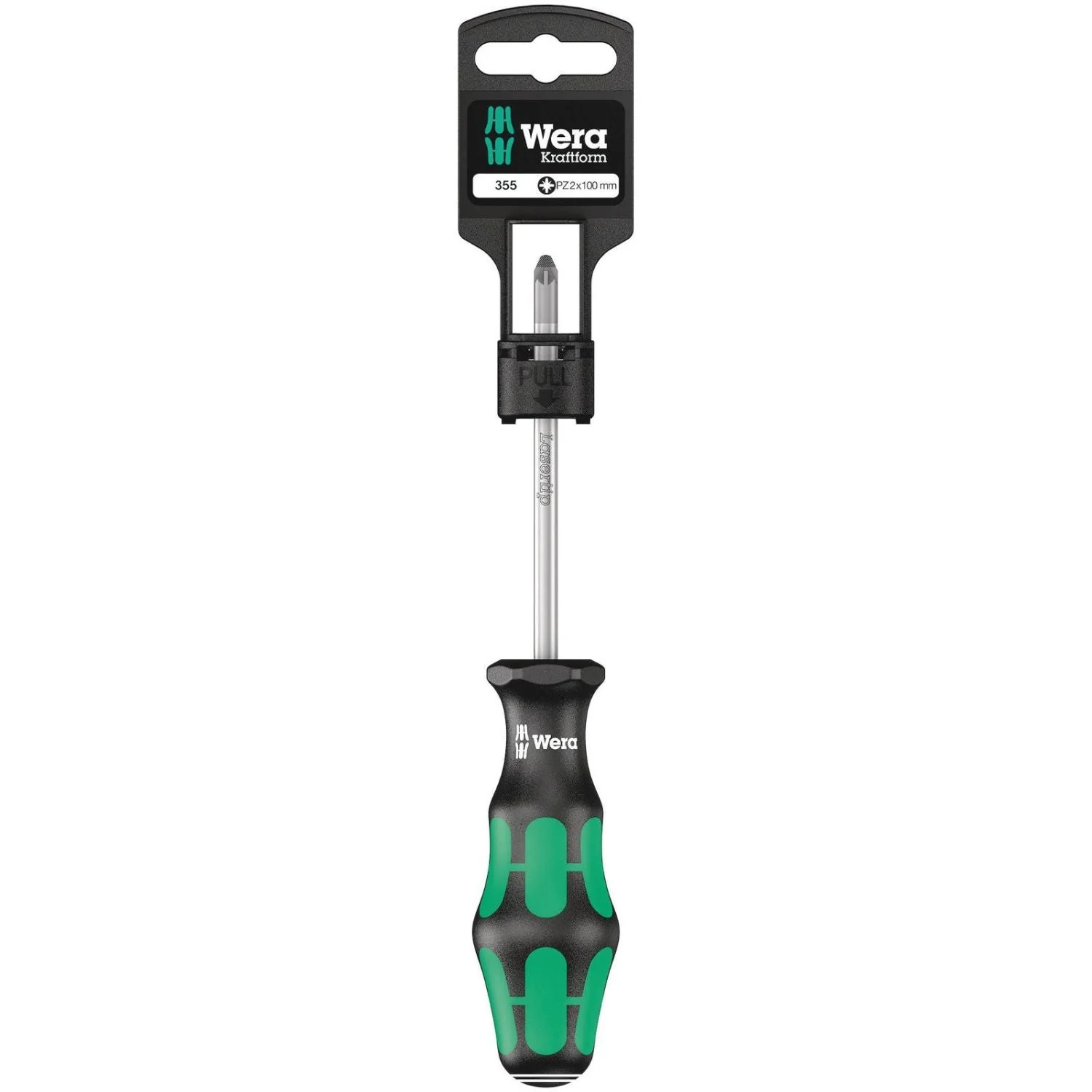 Wera 355 Pz SB Screwdriver For Pozidriv Screws, Pz 0x60-mm. - Image 2