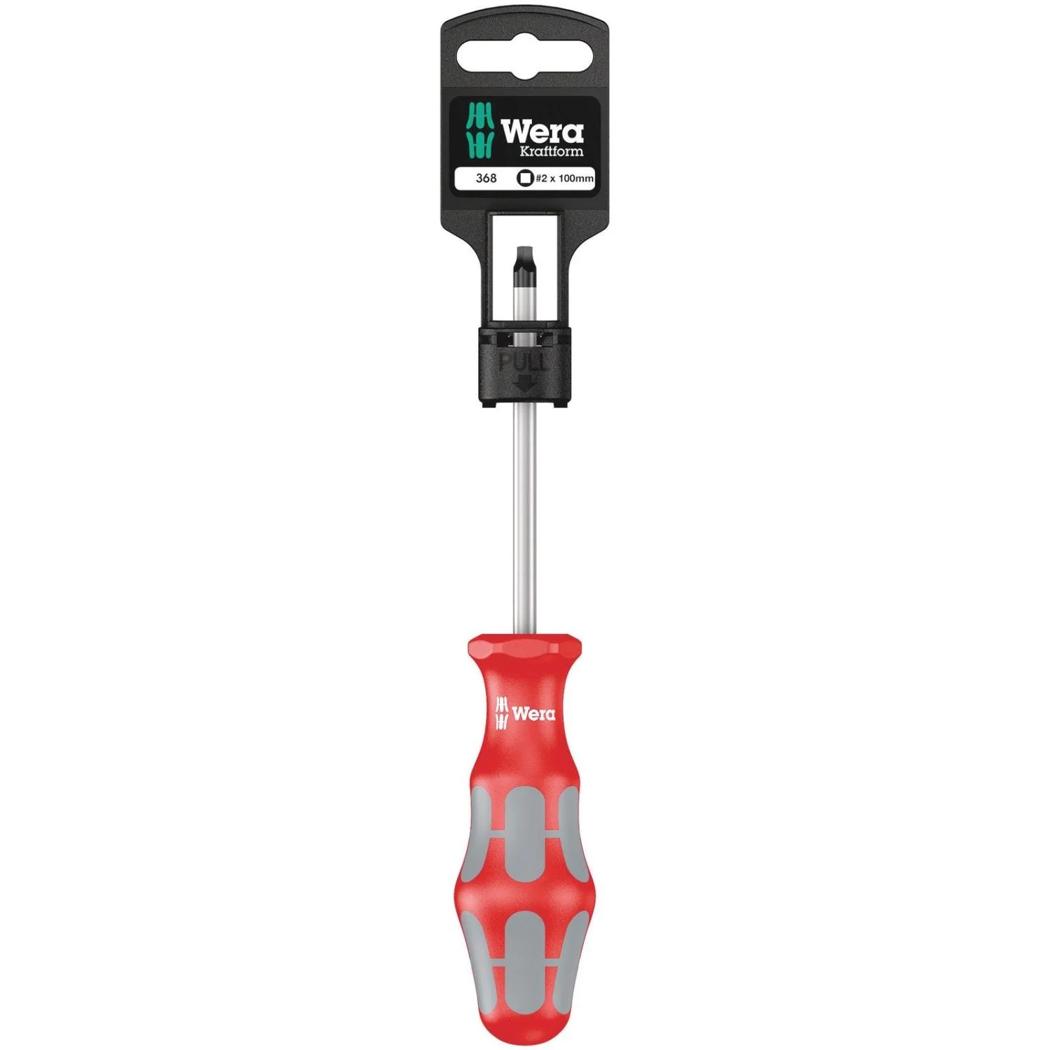 Wera 368 SB Screwdriver For Square Socket Head Screws, # 2x100-mm. - Image 2