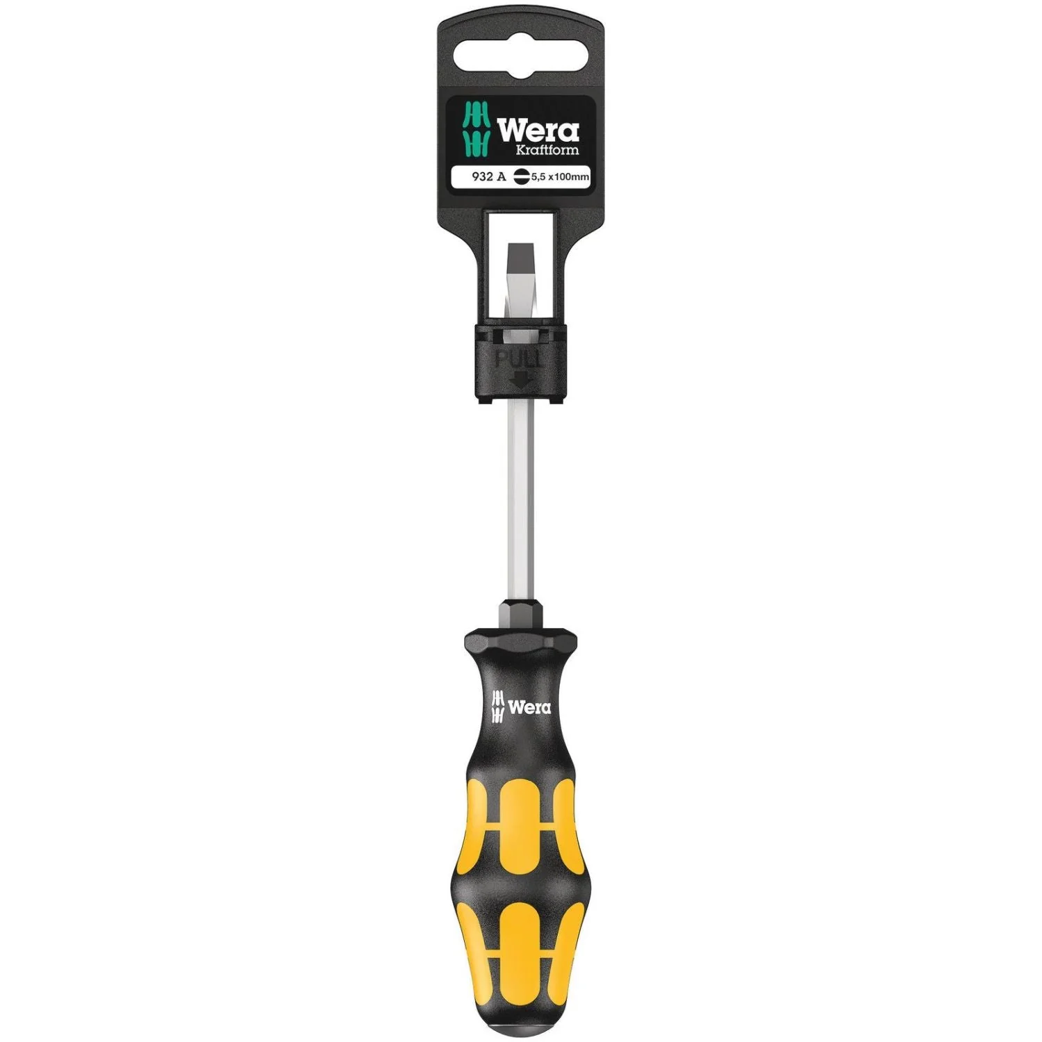 Wera 932 A SB Screwdriver For Slotted Screws, 1x5.5x100-mm. - Image 2